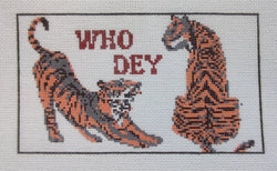 Who Dey Tigers Canvas