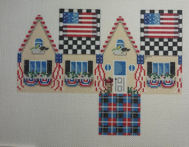 Americana Cottage Canvas