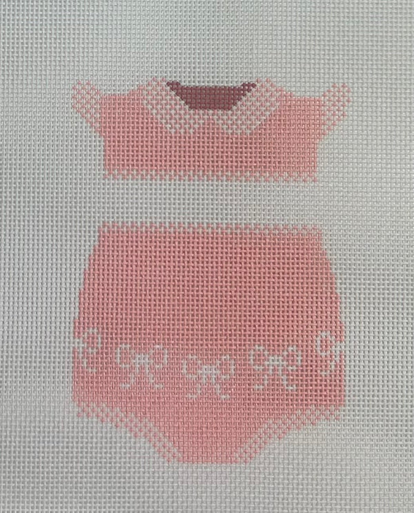 Baby Girl Bubble Canvas