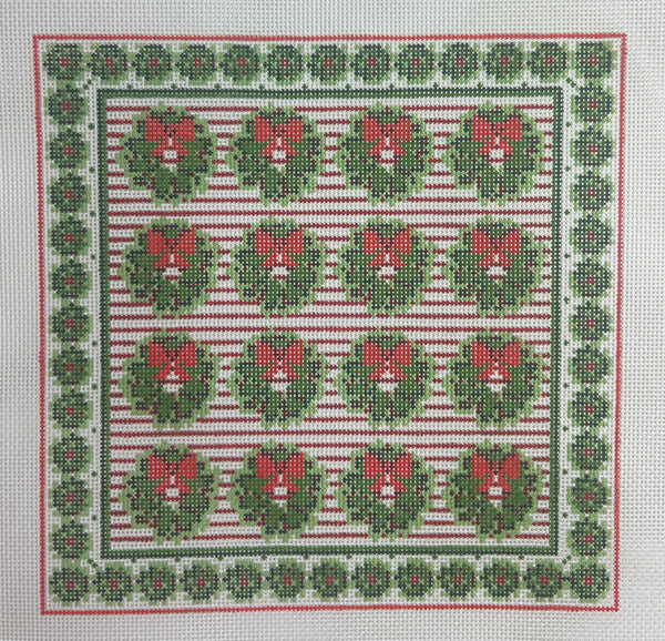 Sixteen Wreaths Canvas