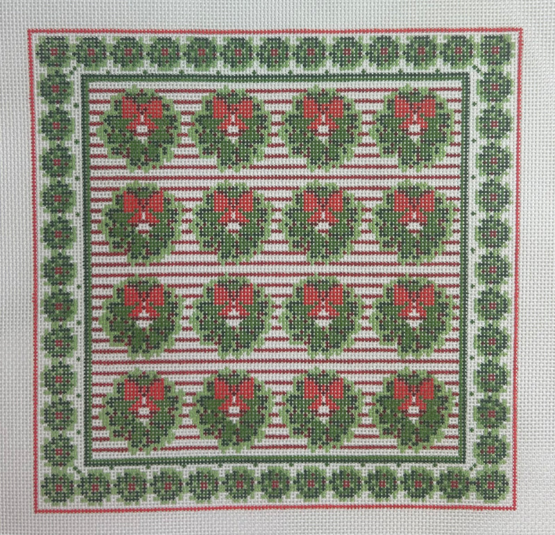 Sixteen Wreaths Canvas