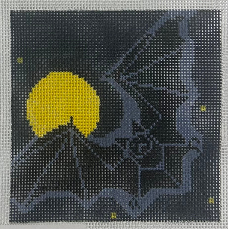 Flying Bat Canvas