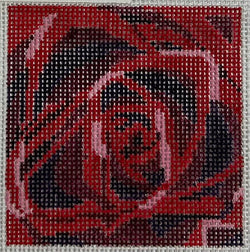 Simple Flower Coaster- Rose Canvas