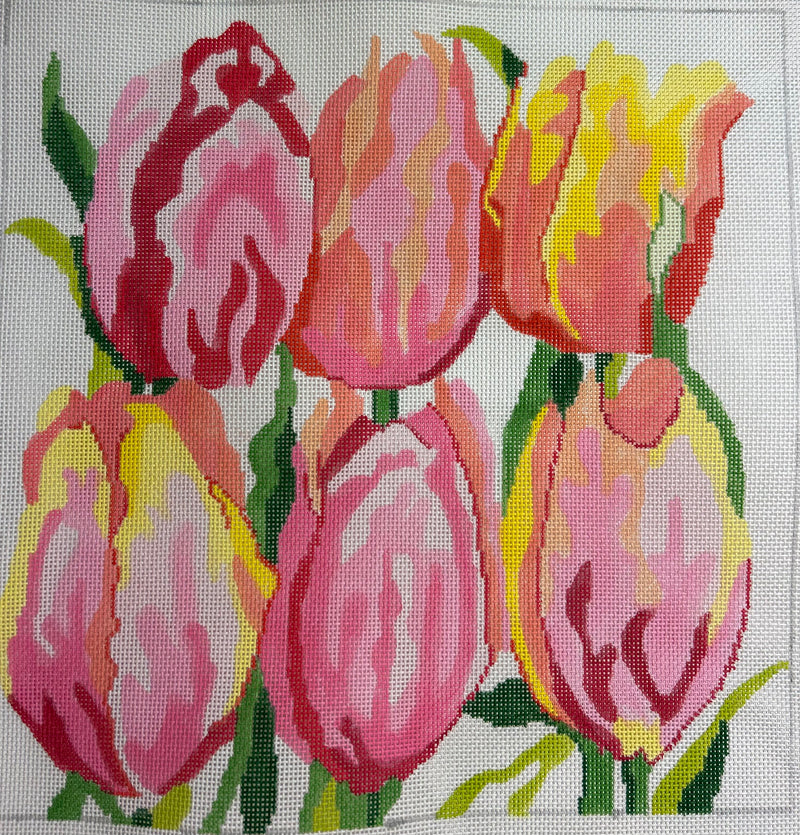 Dancing Tulips Canvas