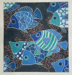 Blue Fish Canvas