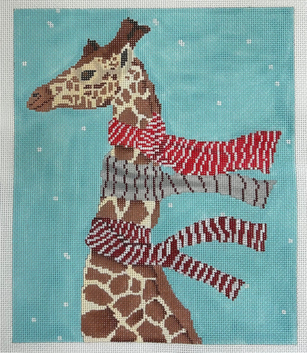 Giraffe Scarf Canvas