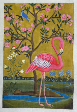 Scenic Flamingo Canvas