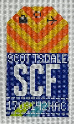 Retro Travel Tag- Scottsdale