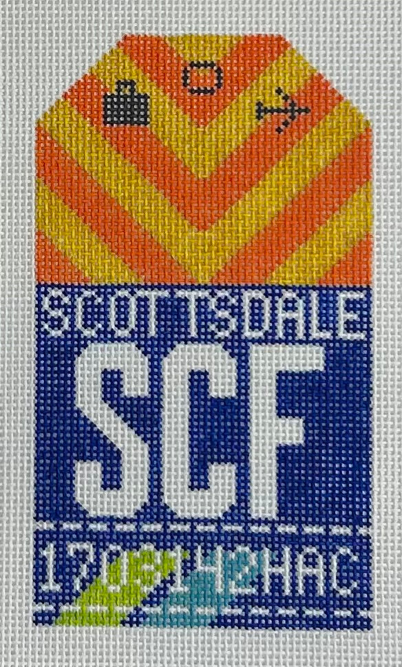 Retro Travel Tag- Scottsdale