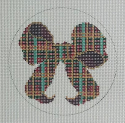 Mini Plaid Bow Canvas