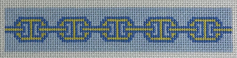 Gold Chainlink Key Fob Canvas