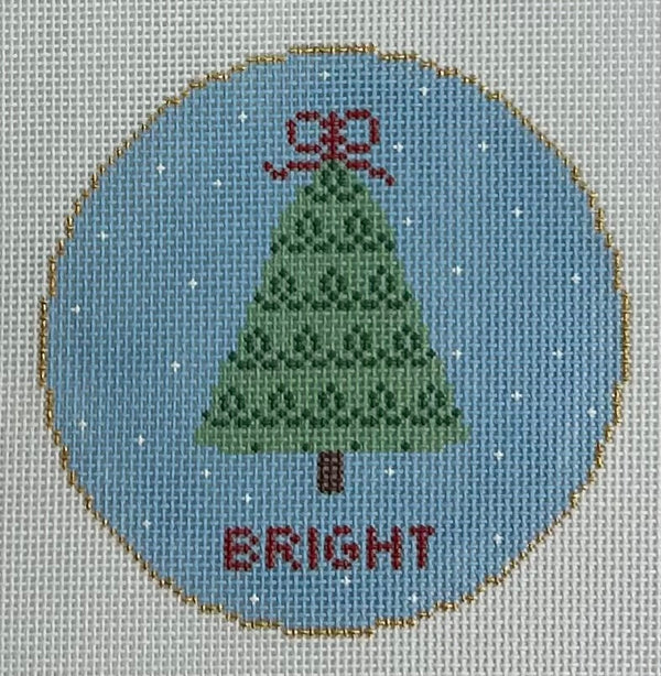 Bright Christmas Tree Canvas
