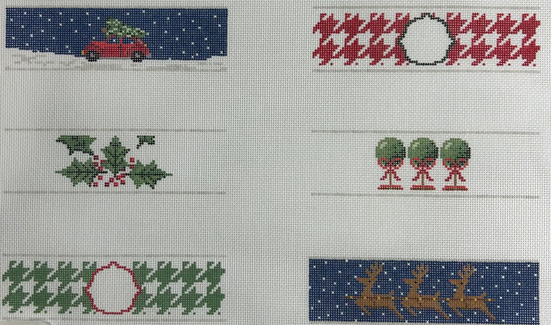 Christmas Napkins Rings Canvas