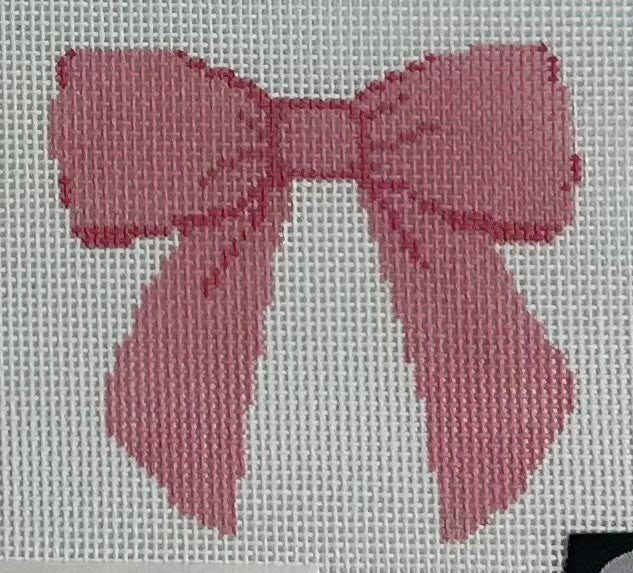 Mini Pink Bow Canvas
