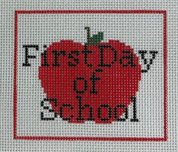 First Day of School Canvas
