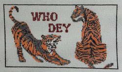 Who Dey Tiger Purse Insert Canvas