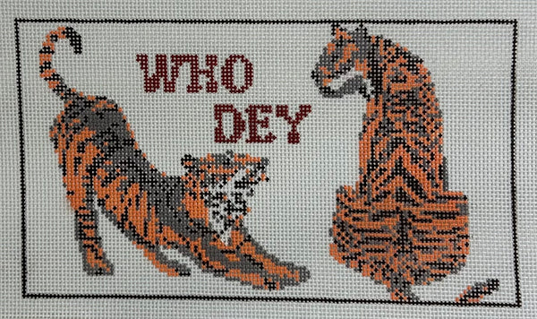 Who Dey Tiger Purse Insert Canvas