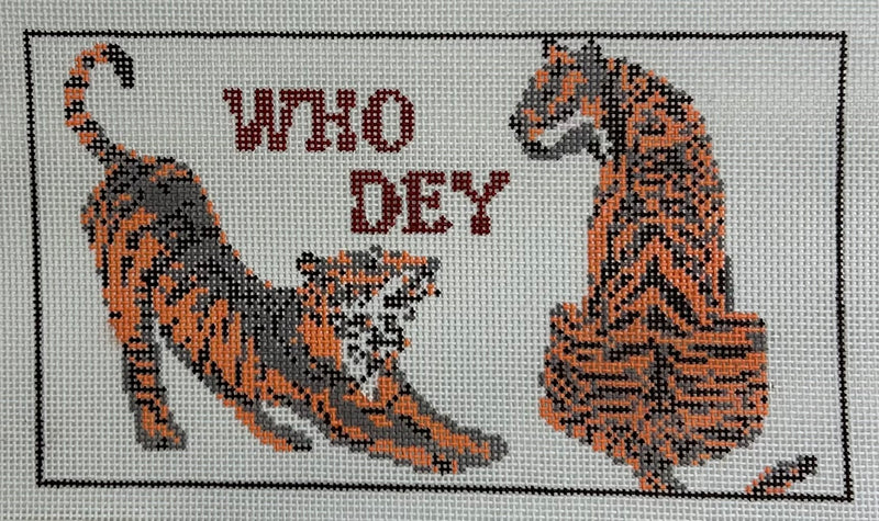 Who Dey Tiger Purse Insert Canvas