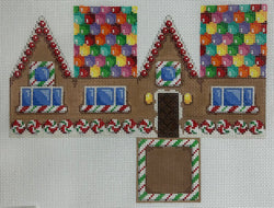 Gumdrop Roof Gingerbread Cottage Canvas