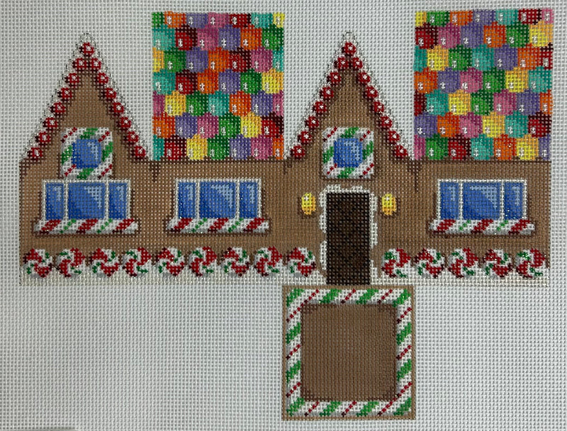 Gumdrop Roof Gingerbread Cottage Canvas