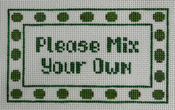 Please Mix Your Own Canvas