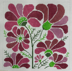 Pink Fan Flower Canvas