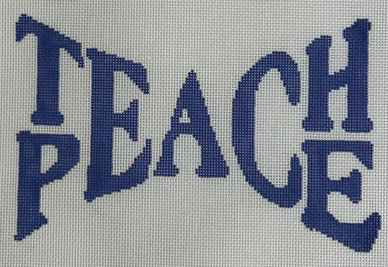 Teach Peace Canvas
