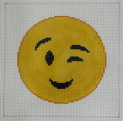 Winking Emoji Canvas
