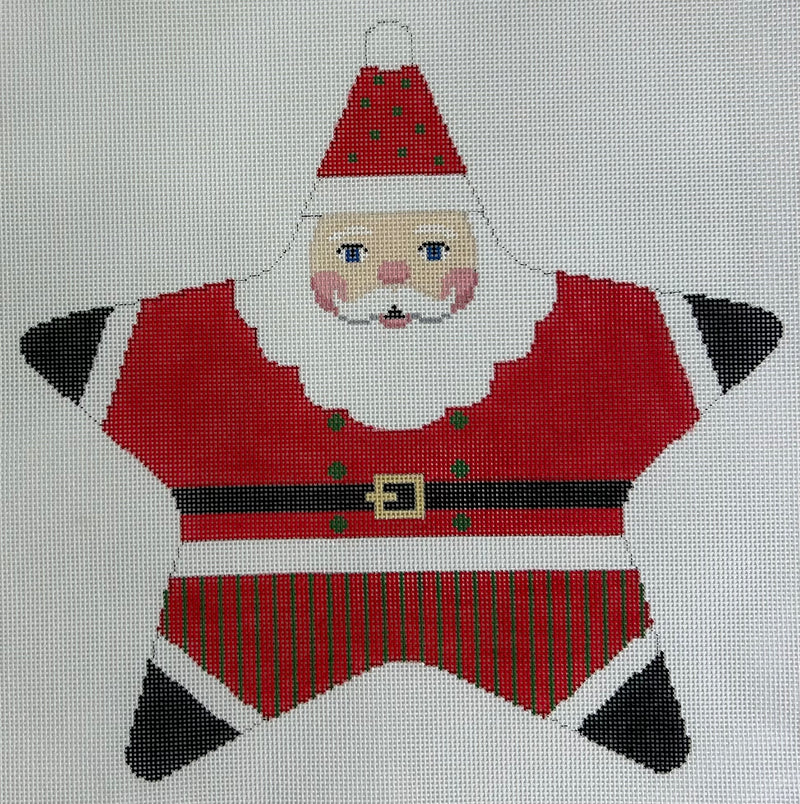 Santa Tree Topper Canvas