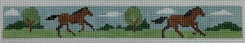 Horse Key Fob Canvas