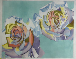 Watercolor Rose Canvas