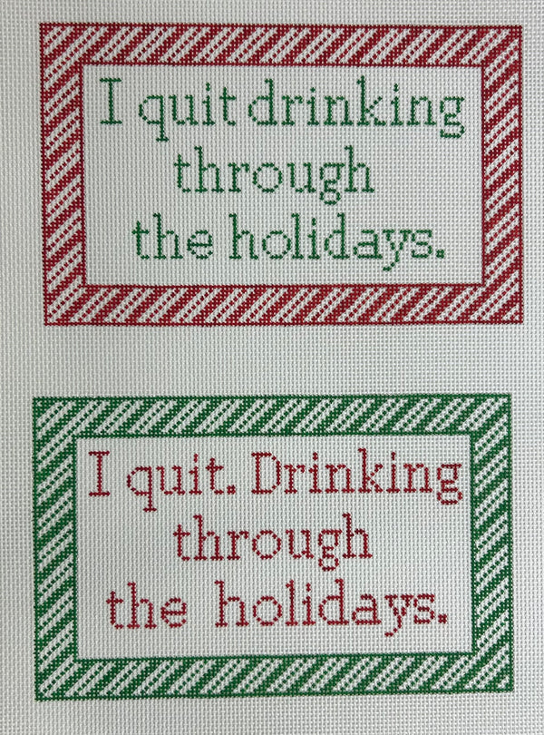 I Quit Drinking Canvas