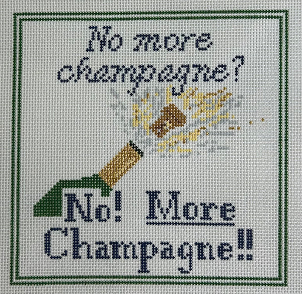 No More Champagne Canvas