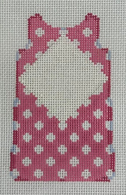 Pink Dot Mini Shift Dress Canvas