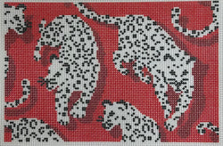 Red Leopard Canvas