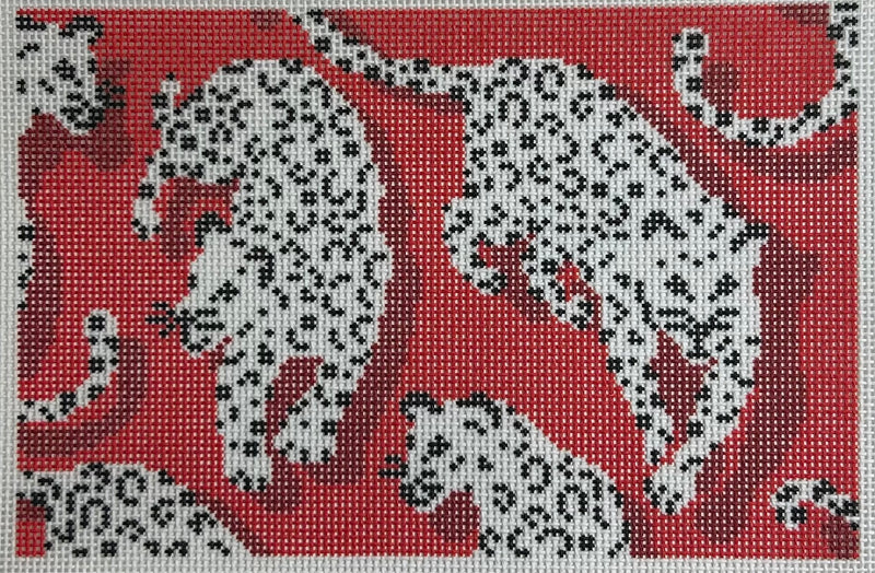 Red Leopard Canvas