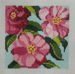 Camellia 5" Square Canvas