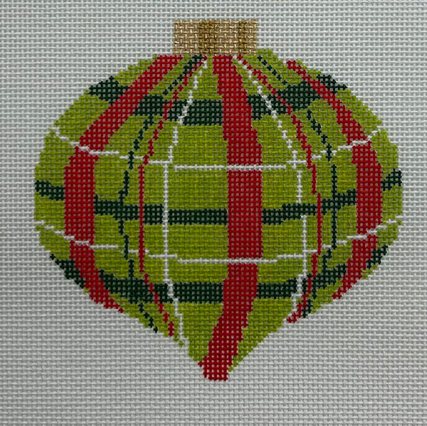 Plaid Ornament Canvas