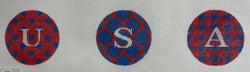 USA Coaster Set Canvas