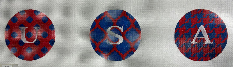 USA Coaster Set Canvas