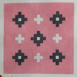 Pink Meander Canvas