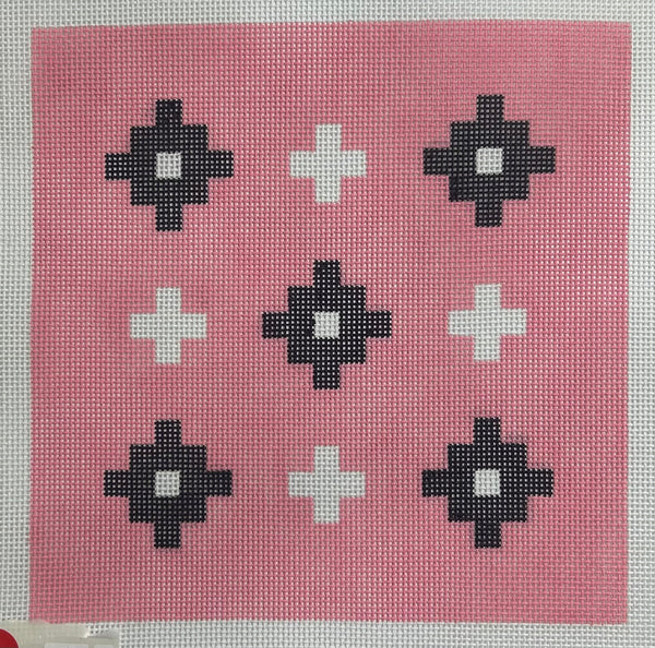 Pink Meander Canvas