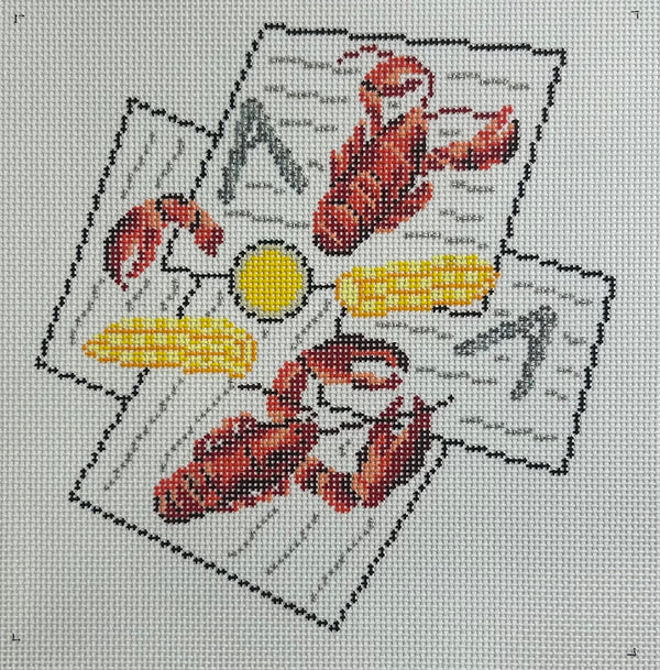 Maine Lobster Night Canvas