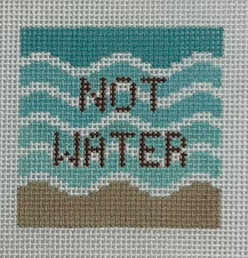 Not Water Koozie Insert Canvas