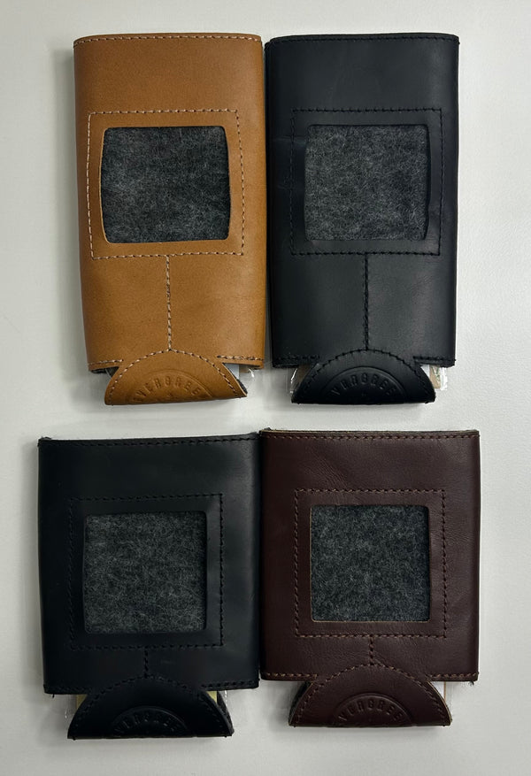 Self- Finishing Leather Koozie