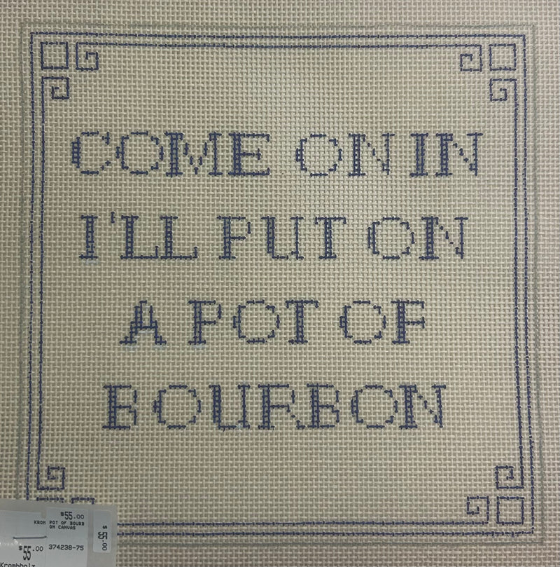 Come On In Bourbon Canvas