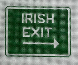 Irish Exit Canvas