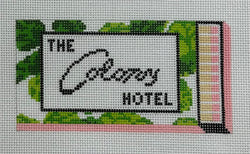 The Colony Hotel Matchbox Canvas