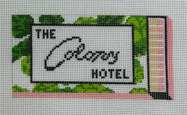 The Colony Hotel Matchbox Canvas