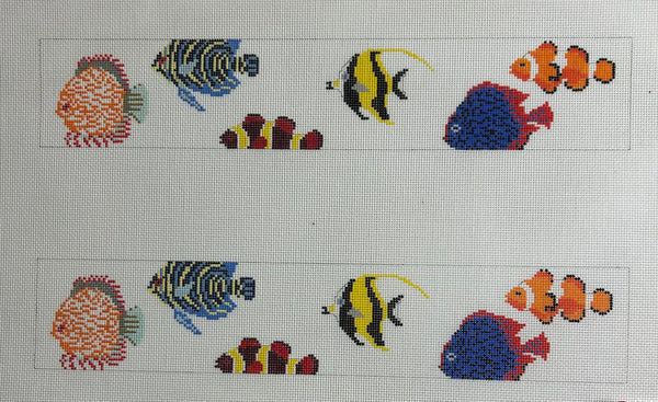 Tropical Fish Jean Cuff Canvas